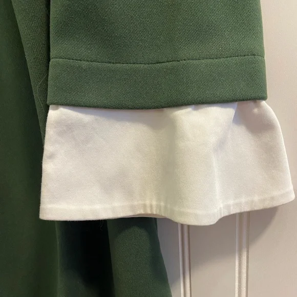 Tuckernuck English Ivy Dakotah Midi Dress Peter Pan Collar Long Sleeve Green XXL - Picture 11 of 13